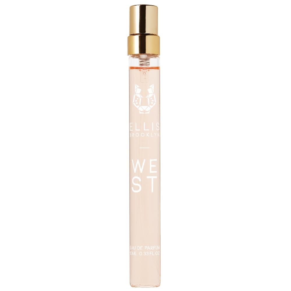 Ellis Brooklyn WEST Eau De Parfum Travel Spray - Blood Orange Pear Blossom Vetiver - Clean Vegan Non Toxic Unisex Fragrance - 10 ml Beauty & Personal Care Ellis Brooklyn