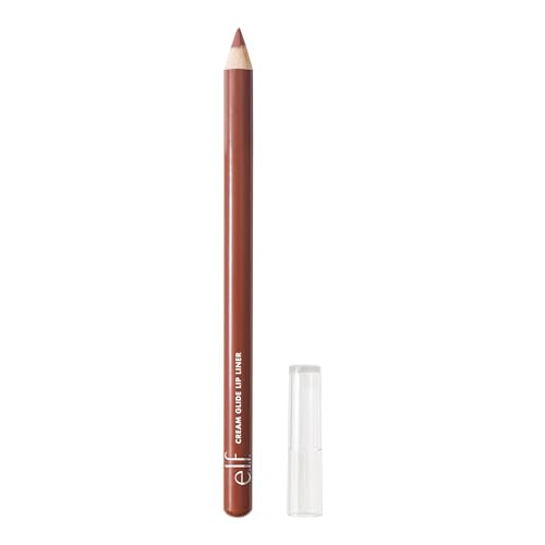 e.l.f. Cream Glide Lip Liner, Highly-Pigmented Pencil For Shaping & Sculpting Lips, Semi-Matte Finish, Vegan & Cruelty-Free, Mauve Aside Beauty & Personal Care e.l.f.