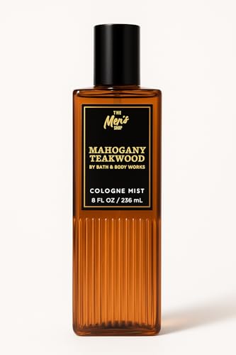 Bath & Body Works Mahogany Teakwood Cologne Mist - 8 fl oz | Mahogany, Black Teakwood & Lavender Scent Beauty & Personal Care Bath & Body Works