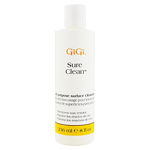 GIGI Sure Clean Wax Remover - All-Purpose Surface Cleaner for Wax Residue Removal, 8 fl oz Beauty and Personal Care GIGI