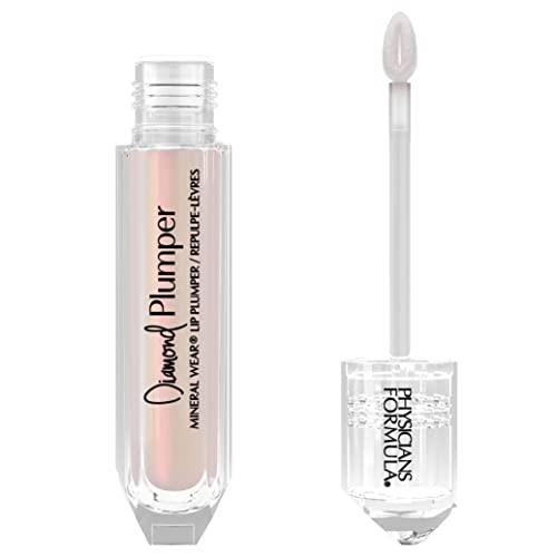 Physicians Formula Mineral Wear Diamond Lip Plumper Gloss, Dermatologist Tested, Light Pink Princess Cut Beauty & Personal Care Physicians Formula