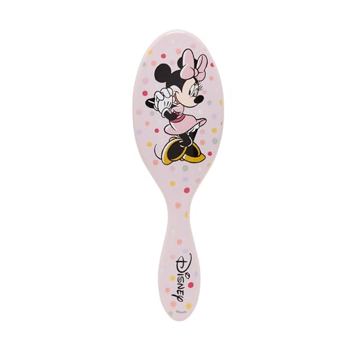 Wet Brush Original Detangling Hair Brush, Hello Disney Minnie Mouse - Ultra-Soft IntelliFlex Bristles - Detangler Brush Glide Through Tangles With