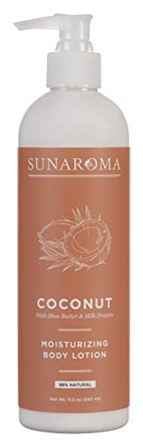 SUNAROMA Lotion Coconut 11.5 Ounce Pump (Moisturizing) (340ml) Beauty & Personal Care SUNAROMA