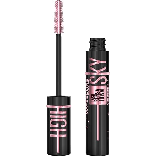 Maybelline Lash Sensational Sky High Washable Mascara Makeup, Volumizing, Lengthening, Defining, Curling, Multiplying, Buildable Formula, Cosmic