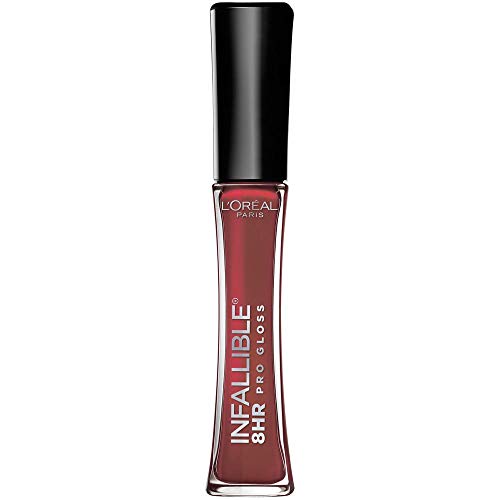 L’Oreal Paris Makeup Infallible 8 Hour Hydrating Lip Gloss, Cherry Flash, 0.21 Fl Oz Beauty & Personal Care L'Oreal Paris