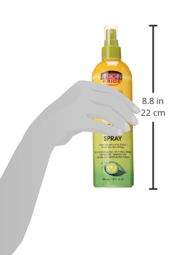 AFRICAN PRIDE Olive Miracle Braid Sheen Spray 12 Oz (438125) Beauty & Personal Care African Pride