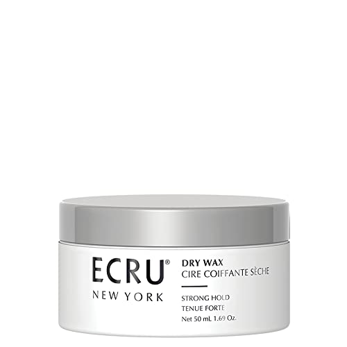 ECRU New York Dry Wax, Strong Hold Hair Wax, Styling Cream, Texturizing Hair Products, Travel Size Pomade, 1.69oz Beauty & Personal Care Ecru New York