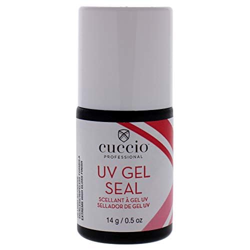Cuccio Pro Universal UV Gel Seal - High-Gloss, No-Wipe Top Coat for Gel and Acrylic Nails, 0.5 oz