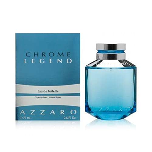 Chrome Legend by Azzaro For Men Eau De Toilette Spray, 2.6 Fl Oz Beauty & Personal Care Azzaro