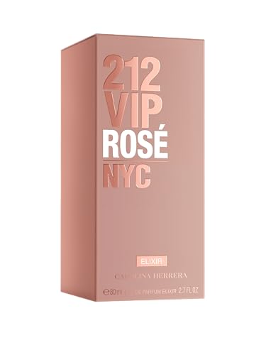 Carolina Herrera 212 Vip Rose Fragrance For Women - Notes Of Bubbly Rosé - Seductive Peach Blossom - Fresh, Elegant And Dynamic - Day And Night Wear Beauty & Personal Care Carolina Herrera