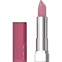 Maybelline Color Sensational Lipstick, Lip Makeup, Matte Finish, Hydrating Lipstick, Nude, Pink, Red, Plum Lip Color, Blushing Pout, 0.15 oz; Beauty & Personal Care MAYBELLINE