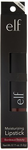 e.l.f. Moisturizing Lipstick, Vibrant Color & Luminous Shine, Bordeaux Beauty, 0.11 Ounce Beauty & Personal Care e.l.f.