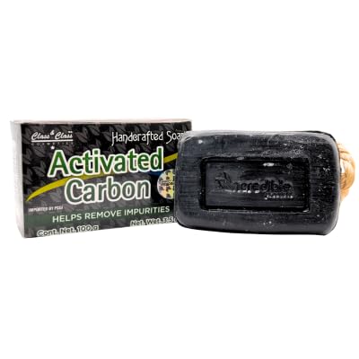 Activated Charcoal Soap - Handcrafted Natural Bar Soap for Face & Body, 3.5 oz (100g) - Deep Cleansing, Removes Impurities, and Balances Oily Skin Beauty & Personal Care LABS INCREDIBLE