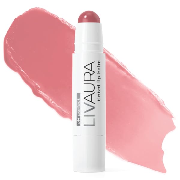 LIVAURA Tinted Lip Balm pH Activated Colored LipBalm, Hydrate, Glossy, Lightweight, Moisturize & Tint with Shea Butter, tinted lip balm for women Beauty and Personal Care LIVAURA