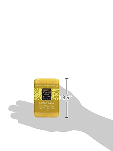 One With Nature, Dead Sea Mineral Bar Soap, Lemon Verbena, 7 oz Beauty & Personal Care One With Nature