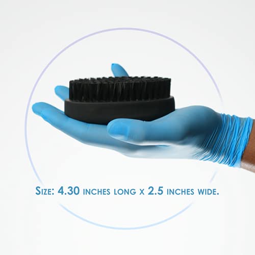 L3 Palm Brush - Fits Great in Palm for Superior Grip - Barber Supplies and Barber Accessories - Gentle for Comfort yet Firm for Brushing - Level Three
