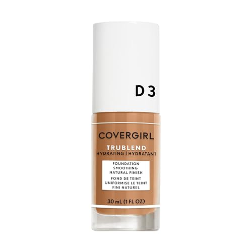 COVERGIRL truBlend Liquid Foundation Makeup Honey Beige D3, 1 oz (packaging may vary) Beauty & Personal Care COVERGIRL