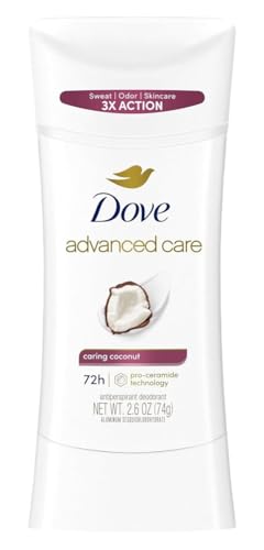 Dove Deodorant 2.6 Ounce Adv Care Anti-Perspirant Coconut (76ml) (2 Pack) Beauty and Personal Care Dove
