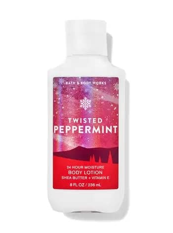 Bath and Body Works Gift Set of 10 oz Shower Gel and 8 oz Lotion (Twisted Peppermint) Beauty and Personal Care Bath & Body Works