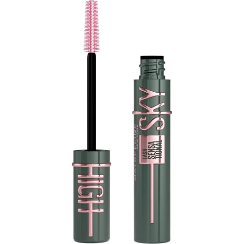 Maybelline Lash Sensational Sky High Washable Mascara, Volumizing, Lengthening, Defining, Curling, Multiplying, Buildable Mascara Make Up Formula