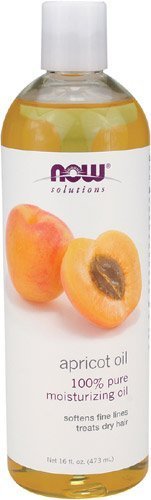 Now Solutions Apricot Kernel Oil 100% Pure Moisturizing Oil for Hair & Skin, Softens Fine Lines & Dry Scalp, Lightweight Carrier Oil, 16 fl oz (Pack