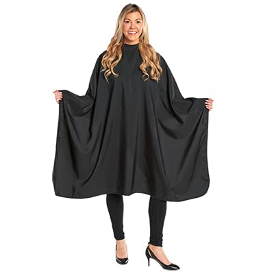Scalpmaster Ultra Light Microfiber Styling Cape - Soft Black Beauty & Personal Care Scalpmaster