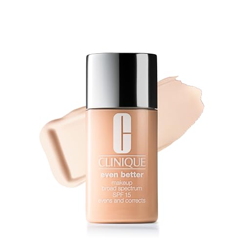 Clinique Even Better Makeup Liquid Foundation SPF 15 With Vitamin C For Dry + Oily Combination Skin Types | Medium Coverage + Natural Finish | Evens Beauty & Personal Care Clinique