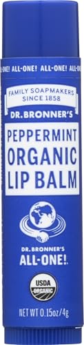 Dr Bronner's, Lip Balm Peppermint Organic, 0.15 Ounce Beauty and Personal Care Dr. Bronner's