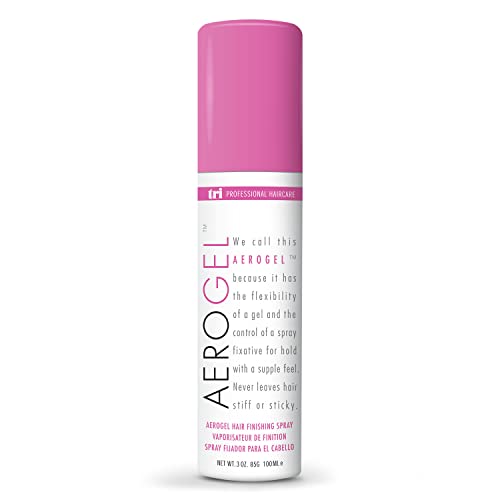 TRIDESIGN Aerogel Hairspray - Strong Hold Hair Finishing Spray for Volumizing & Control, Flexible Styling for All Hair Types, Non-Sticky and Scented Beauty & Personal Care TRIDESIGN