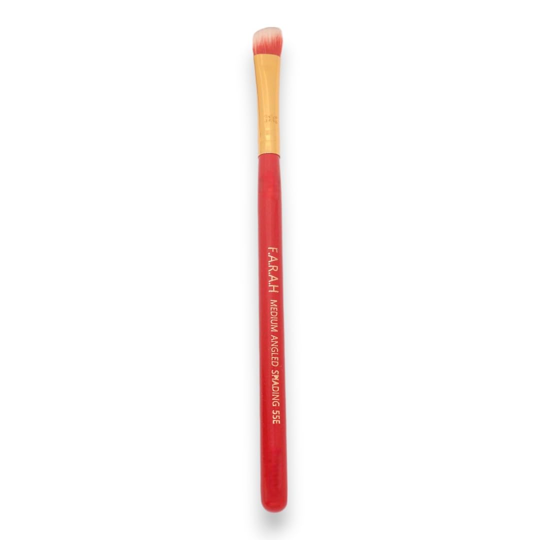 Medium Angled Shading Brush 55E (Red) Beauty & Personal Care F.A.R.A.H