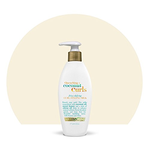 Organix Quenching Plus Coconut Curls Frizz-Defying Curl Styling Milk, 6 Fluid Ounce Beauty & Personal Care OGX