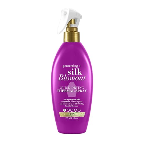 OGX Protecting + Silky Blowout Quick Drying Thermal Spray, 6 Fl Oz Beauty & Personal Care OGX