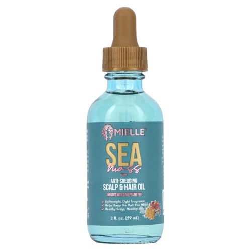 Mielle Anti-Shedding Scalp & Hair Oil, Sea Moss, 2 fl oz (59 ml) Beauty & Personal Care Mielle Organics