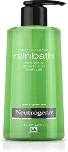 Neutrogena Rainbath Renewing Shower And Bath Gel, Moisturizing Body Wash and Shaving Gel with Clean Rinsing Lather, Pear & Green Tea Scent, 16 fl. oz Beauty & Personal Care Neutrogena