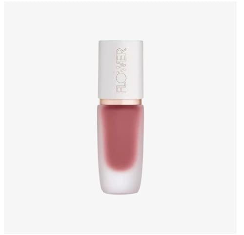 FLOWER BEAUTY By Drew Barrymore Perfect Pout Lip Color - Soft Matte Finish - Liquid Lipstick - Comfortable + Lightweight Feel (Blush) Beauty & Personal Care FLOWER