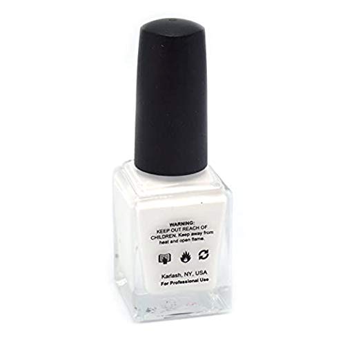 Karlash Super White Nail Polish 0.5 ounce Long-lasting and Smooth Application Beauty & Personal Care Karlash