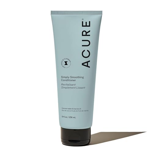 Acure Simply Smoothing Conditioner - Hydrating & Moisturizing Conditioner for Women & Men, Detangling & Softening for Dry, Frizzy, Damaged, Thin Beauty & Personal Care Acure