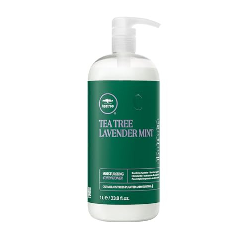 Tea Tree Lavender Mint Moisturizing Conditioner, Hydrates + Soothes, For Coarse + Dry Hair, 33.8 fl. oz. Beauty & Personal Care Tea Tree
