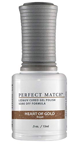 LECHAT Perfect Match Gel Polish, Heart of Gold, 0.5 Fl Oz (PMS123)