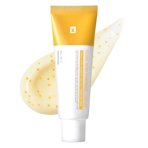TOSOWOONG Kojic Acid Turmeric Cream, 99% Purity Kojic Acid 7,000ppm, 660,941ppm Turmeric, Dark Spot Corrector Capsule for Hyperpigmentation & Even Beauty and Personal Care TOSOWOONG Default Title