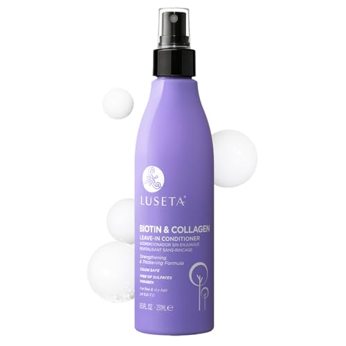 Luseta Biotin Leave in Conditioner Volumizer for Dry & Fine Hair, 8.5Fl Oz