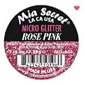 Mia Secret Professional Nail System Micro Glitter - .25 oz (Rose Pink) Beauty & Personal Care Mia Secret