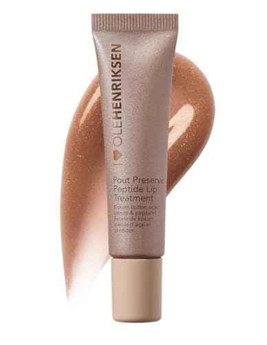 OLEHENRIKSEN Pout Preserve Hydrating Peptide Lip Treatment, Creme Brulee Glimmer Beauty and Personal Care Ole Henriksen