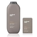 Method Men's - Cedar + Cypress Body Wash 18 Ounce & Cedar + Cyprus Bar Soap - Set of 2 Beauty & Personal Care Method Lights
