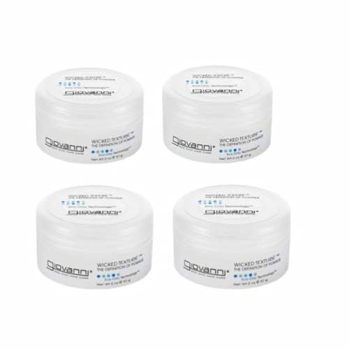 Giovanni Wicked Texture Styling Pomade - Eco Chic Wax Hair Gel, 2 Ounce (Pack of 4) Beauty & Personal Care GIOVANNI