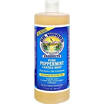 Dr. Woods Naturals Castile Soap, Peppermint, 32 FZ (Pack of 8)8 Beauty & Personal Care Dr. Woods