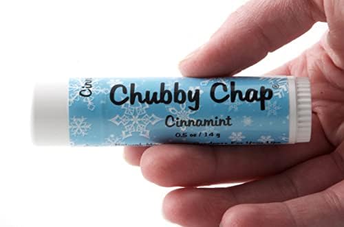 Chubby Chap - Three (3x) Large Jumbo Natural Lip Balm - .5 Ounce Cinnamint Beauty and Personal Care Chubby Chap