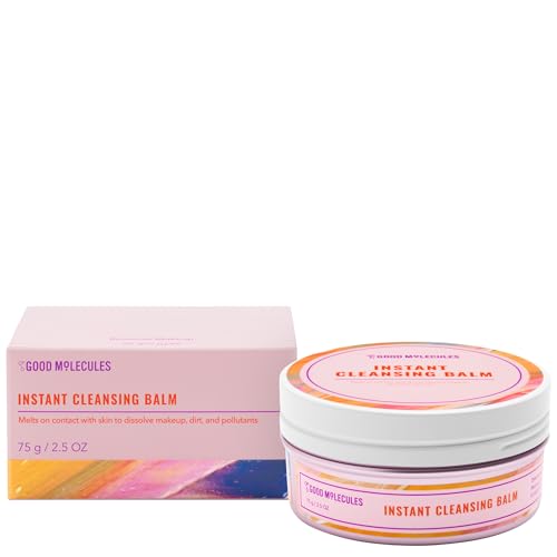 Good Molecules Instant Cleansing Balm - Face Cleanser and Makeup Remover with Shea Butter and Sea Buckthorn to Hydrate - Skin Care for Face and Eyes Beauty & Personal Care Good Molecules