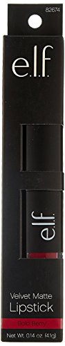 e.l.f. Velvet Matte Lipstick, Bold Berry, 0.14 Ounce Beauty & Personal Care e.l.f.