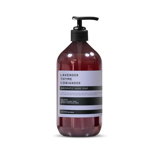 COCO by Stone 16oz Hand Soap (Lavender | Thyme | Coriander Essential Oil) - Soothing Castile Formula with Pure Essential Oils and Naturally Derived Beauty & Personal Care COCO by Stone